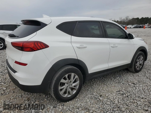 2019 Hyundai Tucson SE with VIN KM8J23A49KU018196, listed as a Copart auction lot 46933035 with 71,121 mi miles and Salvage Title. Bid and sale history available at carsss.com. Image 3.