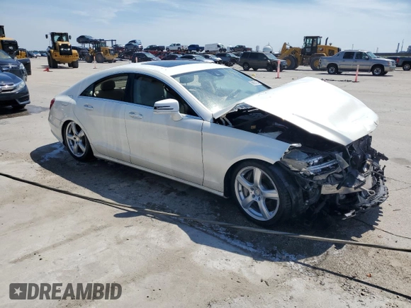 2014 Mercedes-Benz CLS-Class CLS 550 with VIN WDDLJ7DB9EA113127, listed as a Copart auction lot 69820124 with 0 mi miles and Salvage Title. Bid and sale history available at carsss.com. Image 4.