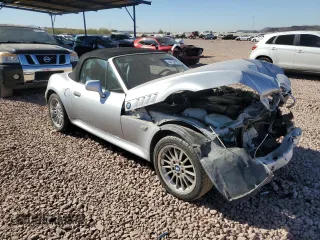 2001 BMW Z3 3.0 with VIN WBACN53491LL46300, listed as a Copart auction lot 44136155 with 154,970 mi miles and Salvage title. Bid and sale history available at DreamBid. Image 4.