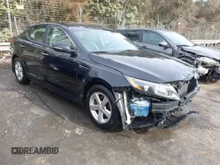 2015 Kia Optima LX z VIN 5XXGM4A78FG502073, wystawiony jako IAAI lot #41410353 z przebiegiem 113 139 mil mil oraz . Historia ofert i sprzedaży dostępna na DreamBid. Obrazek 1.