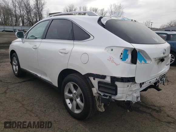 2015 Lexus RX 350 with VIN JTJBK1BA5F2483302, listed as a Copart auction lot 51577485 with 134,797 mi miles and Salvage title. Bid and sale history available at DreamBid. Image 2.