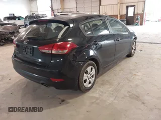2017 Kia Forte5 LX with VIN KNAFK5A85H5699787, listed as a IAAI auction lot 41765450 with 115,318 mi miles. Bid and sale history available at carsss.com. Image 4.