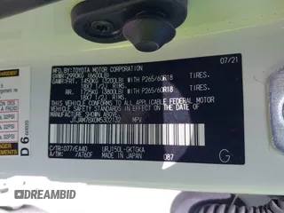 2021 Lexus GX 460 Premium with VIN JTJAM7BX0M5302132, listed as a IAAI auction lot 42462529 with 57,564 mi miles and . Bid and sale history available at DreamBid. Image 9.