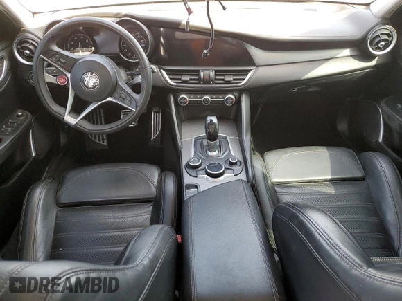 2018 Alfa Romeo Giulia Ti Sport with VIN ZARFAECN6J7597861, listed as a Copart auction lot 61804355 with Not provided miles and Clean title. Bid and sale history available at DreamBid. Image 8.