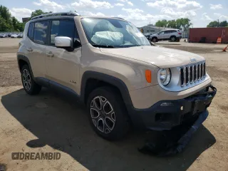 2016 Jeep Renegade Limited z VIN ZACCJBDT1GPC74208, wystawiony jako Copart lot #62271115 z przebiegiem 105 250 mil mil oraz Szkoda całkowita • Salvage title. Historia ofert i sprzedaży dostępna na DreamBid. Obrazek 4.