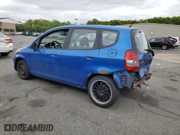 2007 Honda Fit with VIN JHMGD38497S020207, listed as a Copart auction lot 57447875 with 185,603 mi miles and Salvage title. Bid and sale history available at DreamBid. Image 2.