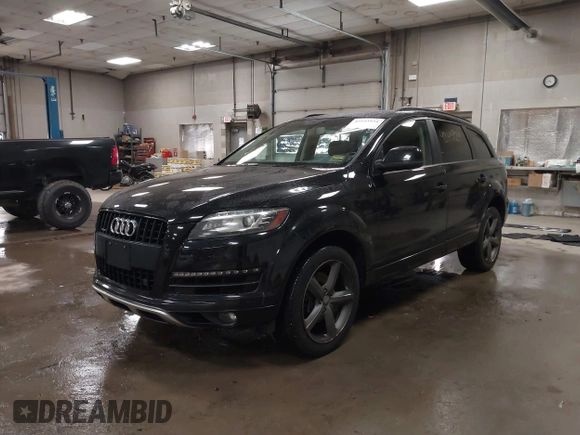 2015 Audi Q7 Premium Plus with VIN WA1LGAFE2FD005746, listed as a IAAI auction lot 42143924 with 143,835 mi miles and . Bid and sale history available at DreamBid. Image 2.