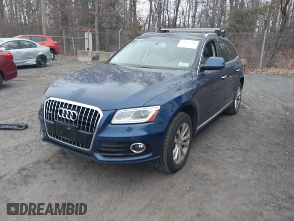 2016 Audi Q5 Premium Plus with VIN WA1L2AFP4GA046673, listed as a IAAI auction lot 41012010 with 52,553 mi miles. Bid and sale history available at carsss.com. Image 2.