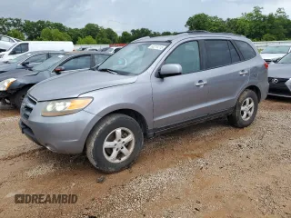 2007 Hyundai Santa Fe GLS with VIN 5NMSG13D87H102391, listed as a Copart auction lot 60219215 with 180,579 mi miles and Salvage title. Bid and sale history available at DreamBid. Image 1.