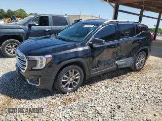 2023 GMC Terrain SLT with VIN 3GKALPEG1PL103603, listed as a Copart auction lot 53522585 with 49,981 mi miles and Salvage title. Bid and sale history available at DreamBid. Image 1.