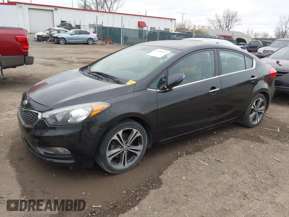 2016 Kia Forte EX with VIN KNAFX4A87G5473485, listed as a IAAI auction lot 41998571 with 133,999 mi miles. Bid and sale history available at carsss.com. Image 2.