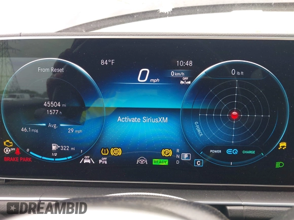 2021 Mercedes-Benz GLS 450 with VIN 4JGFF5KE7MA424253, listed as a IAAI auction lot 42254724 with 45,504 mi miles and . Bid and sale history available at DreamBid. Image 7.