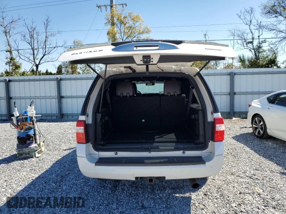 2015 Ford Expedition Max Platinum with VIN 1FMJK1MT0FEF33093, listed as a Copart auction lot 47440495 with 154,287 mi miles and Salvage title. Bid and sale history available at DreamBid. Image 6.