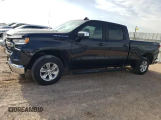 2023 Chevrolet Silverado 1500 LT with VIN 1GCPDDEK1PZ214294, listed as a Copart auction lot 87274204 with 24,061 mi miles and Salvage Title. Bid and sale history available at carsss.com. Image 1.
