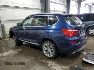 2016 BMW X3 xDrive28i with VIN 5UXWX9C53G0D79749, listed as a Copart auction lot 45796975 with 104,692 mi miles and Salvage Title. Bid and sale history available at carsss.com. Image 2.