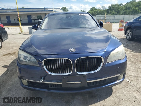 2012 BMW 7 Series with VIN WBAKX6C58CC197207, listed as a Copart auction lot 84153784 with 130,049 mi miles and Salvage title. Bid and sale history available at DreamBid. Image 5.