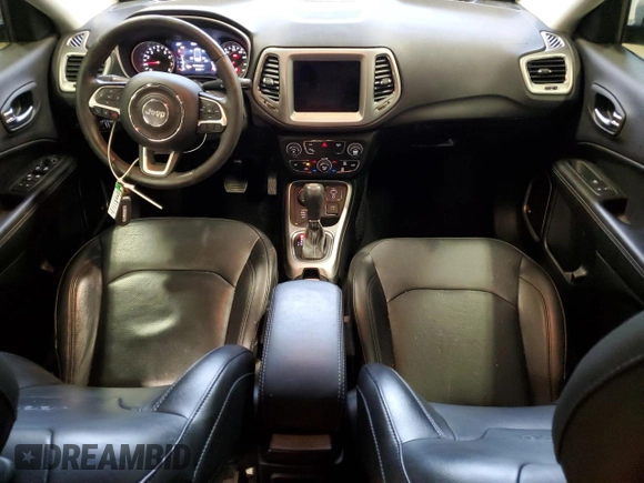 2019 Jeep Compass Limited with VIN 3C4NJDCB8KT729537, listed as a Copart auction lot 57814315 with 67,484 mi miles and Salvage title. Bid and sale history available at DreamBid. Image 8.
