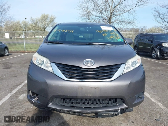 2012 Toyota Sienna LE AAS with VIN 5TDKK3DC5CS279651, listed as a IAAI auction lot 41941859 with 131,262 mi miles and . Bid and sale history available at DreamBid. Image 6.