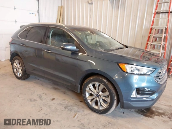 2019 Ford Edge Titanium with VIN 2FMPK4K99KBB95489, listed as a IAAI auction lot 41660757 with 60,286 mi miles. Bid and sale history available at carsss.com. Image 1.