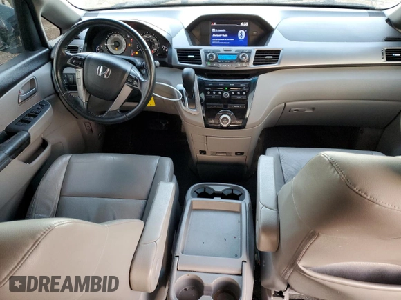 2012 Honda Odyssey EX-L with VIN 5FNRL5H64CB002814, listed as a Copart auction lot 44134505 with 131,235 mi miles and Salvage Title. Bid and sale history available at carsss.com. Image 8.