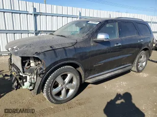 2011 Dodge Durango Citadel with VIN 1D4SE5GT3BC694713, listed as a Copart auction lot 47681695 with 201,673 mi miles and Salvage Title. Bid and sale history available at carsss.com. Image 1.