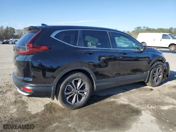 2022 Honda CR-V EX-L with VIN 5J6RW1H86NA011358, listed as a Copart auction lot 47057195 with 33,302 mi miles and Salvage Title. Bid and sale history available at carsss.com. Image 3.
