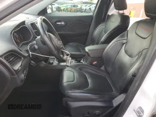 2019 Jeep Cherokee Trailhawk Elite with VIN 1C4PJMBX7KD360617, listed as a Copart auction lot 45765245 with 58,229 mi miles and Salvage Title. Bid and sale history available at carsss.com. Image 7.