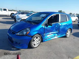 2007 Honda Fit Sport with VIN JHMGD38647S062205, listed as a IAAI auction lot 41478355 with 162,109 mi miles. Bid and sale history available at carsss.com. Image 2.