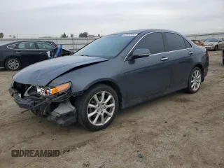 2008 Acura TSX Nav with VIN JH4CL96938C015115, listed as a Copart auction lot 47828555 with 162,608 mi miles and Salvage Title. Bid and sale history available at carsss.com. Image 1.