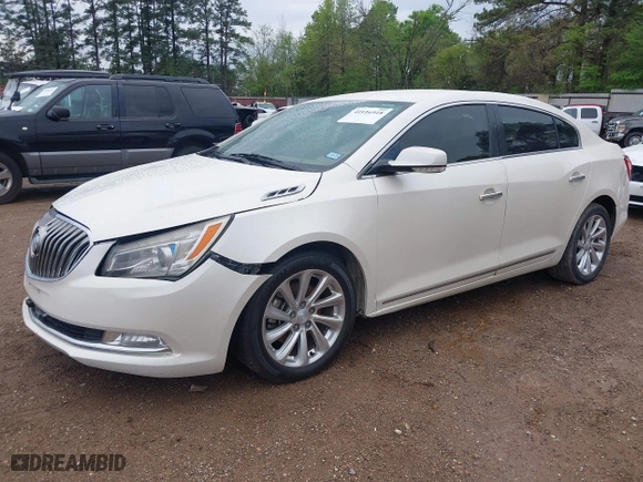 2014 Buick LaCrosse Leather with VIN 1G4GB5G32EF100686, listed as a IAAI auction lot 41916918 with 153,707 mi miles. Bid and sale history available at carsss.com. Image 18.