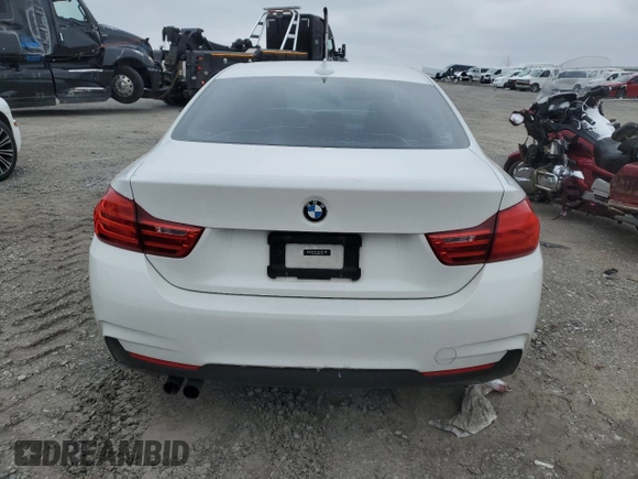 2014 BMW 4 Series 428i with VIN WBA3N3C53EF711572, listed as a Copart auction lot 45660555 with 149,805 mi miles and Salvage title. Bid and sale history available at DreamBid. Image 6.
