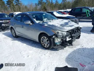 2014 Mazda 3 i Grand Touring with VIN JM1BM1W75E1156978, listed as a IAAI auction lot 41601276 with 164,976 mi miles. Bid and sale history available at carsss.com. Image 1.