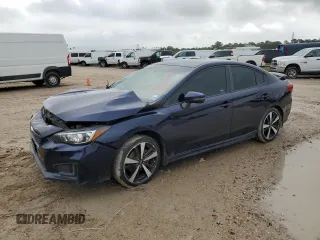 2019 Subaru Impreza Sport with VIN 4S3GKAJ66K3616918, listed as a Copart auction lot 51053305 with 81,650 mi miles and Salvage Title. Bid and sale history available at carsss.com. Image 1.