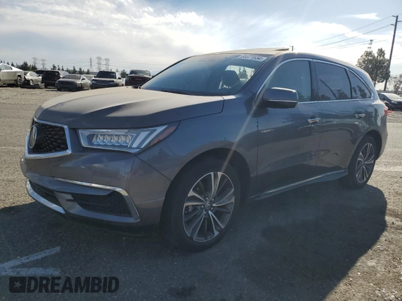 2020 Acura MDX w/Technology Pkg with VIN 5J8YD3H5XLL003940, listed as a Copart auction lot 66971654 with 0 mi miles and Salvage Title. Bid and sale history available at carsss.com. Image 1.