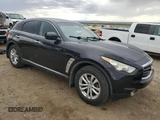 2013 Infiniti FX with VIN JN8CS1MU8DM141623, listed as a Copart auction lot 62533145 with 160,602 mi miles and Salvage title. Bid and sale history available at DreamBid. Image 4.