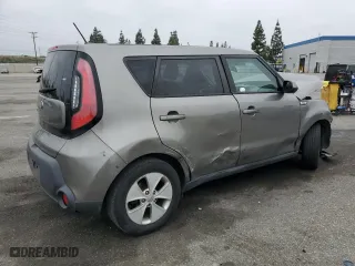 2015 Kia Soul with VIN KNDJN2A28F7201680, listed as a Copart auction lot 53632984 with 0 mi miles and Salvage Title. Bid and sale history available at carsss.com. Image 3.