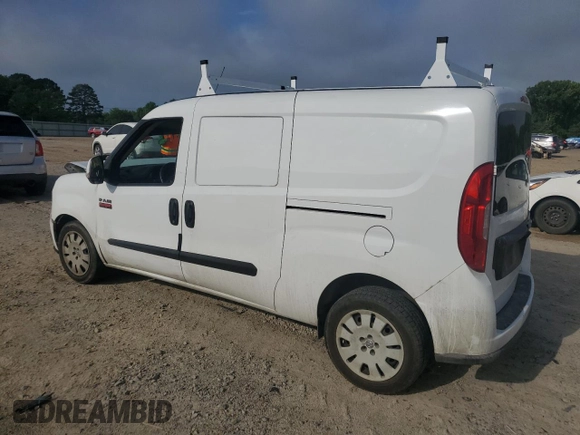 2019 Ram ProMaster City Cargo Tradesman SLT with VIN ZFBHRFBB5K6M01069, listed as a Copart auction lot 54691005 with 121,712 mi miles and Salvage title. Bid and sale history available at DreamBid. Image 2.