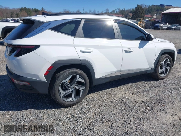2023 Hyundai Tucson SEL with VIN 5NMJFCAE3PH261633, listed as a IAAI auction lot 41795265 with 39,374 mi miles and . Bid and sale history available at DreamBid. Image 4.