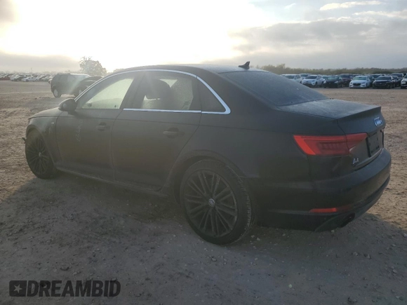 2017 Audi A4 Premium Plus with VIN WAULNAF42HN010605, listed as a Copart auction lot 83840254 with 103,580 mi miles and Salvage Title. Bid and sale history available at carsss.com. Image 2.