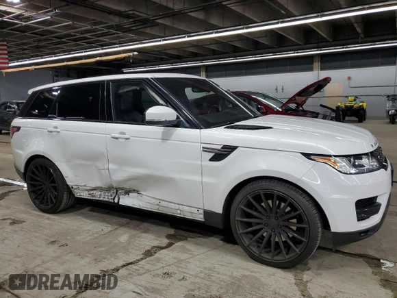 2017 Land Rover Range Rover Sport SE with VIN SALWG2FK8HA685261, listed as a Copart auction lot 51980595 with 63,161 mi miles and Salvage Title. Bid and sale history available at carsss.com. Image 4.