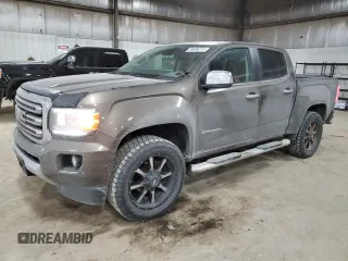 2015 GMC Canyon 4WD SLT with VIN 1GTG6CE39F1202470, listed as a Copart auction lot 43157085 with 118,561 mi miles and Clean Title. Bid and sale history available at carsss.com. Image 1.