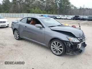 2014 Lexus IS 250 C with VIN JTHFF2C21E2530893, listed as a Copart auction lot 88097695 with 34,258 mi miles and Salvage title. Bid and sale history available at DreamBid. Image 4.