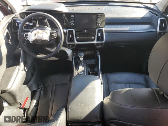 2021 Kia Sorento S with VIN 5XYRL4LC0MG065619, listed as a Copart auction lot 84445244 with 35,489 mi miles and Salvage Title. Bid and sale history available at carsss.com. Image 8.