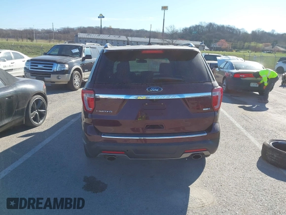 2018 Ford Explorer Limited с VIN 1FM5K8FHXJGC29155, выставлен на аукционе IAAI как лот 41813618 с пробегом 162 569 миль миль и . История ставок и продаж доступна на DreamBid. Изображение 16.