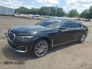 2022 BMW 7 Series 740i with VIN WBA7T2C06NCJ48203, listed as a Copart auction lot 54183325 with Not provided miles and Salvage title. Bid and sale history available at DreamBid. Image 1.