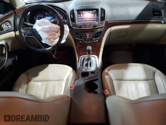 2016 Buick Regal Premium II with VIN 2G4GT5GX9G9126178, listed as a Copart auction lot 46190405 with 87,437 mi miles and Salvage title. Bid and sale history available at DreamBid. Image 8.
