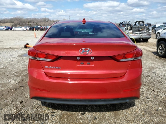 2017 Hyundai Elantra SE with VIN 5NPD84LFXHH198246, listed as a Copart auction lot 49688485 with 60,399 mi miles and Salvage Title. Bid and sale history available at DreamBid. Image 6.