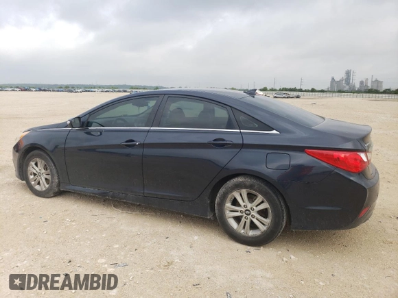 2014 Hyundai Sonata GLS with VIN 5NPEB4AC2EH909741, listed as a Copart auction lot 55520215 with 151,621 mi miles and Clean Title. Bid and sale history available at carsss.com. Image 2.