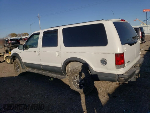 2004 Ford Excursion Eddie Bauer с VIN 1FMSU45P64EC12030, выставлен на аукционе Copart как лот 77873994 с пробегом 186 835 миль миль и Чистый • Clean title. История ставок и продаж доступна на DreamBid. Изображение 2.