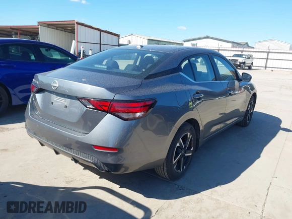 2025 Nissan Sentra SV with VIN 3N1AB8CV3SY304407, listed as a IAAI auction lot 42218704 with 8,854 mi miles and . Bid and sale history available at DreamBid. Image 4.